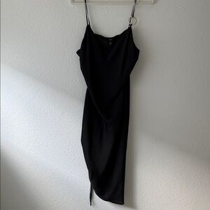 River Island Black Asymmetrical Dress